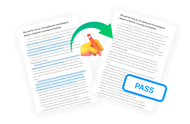 Turnitin AI Humanizer report sample 2
